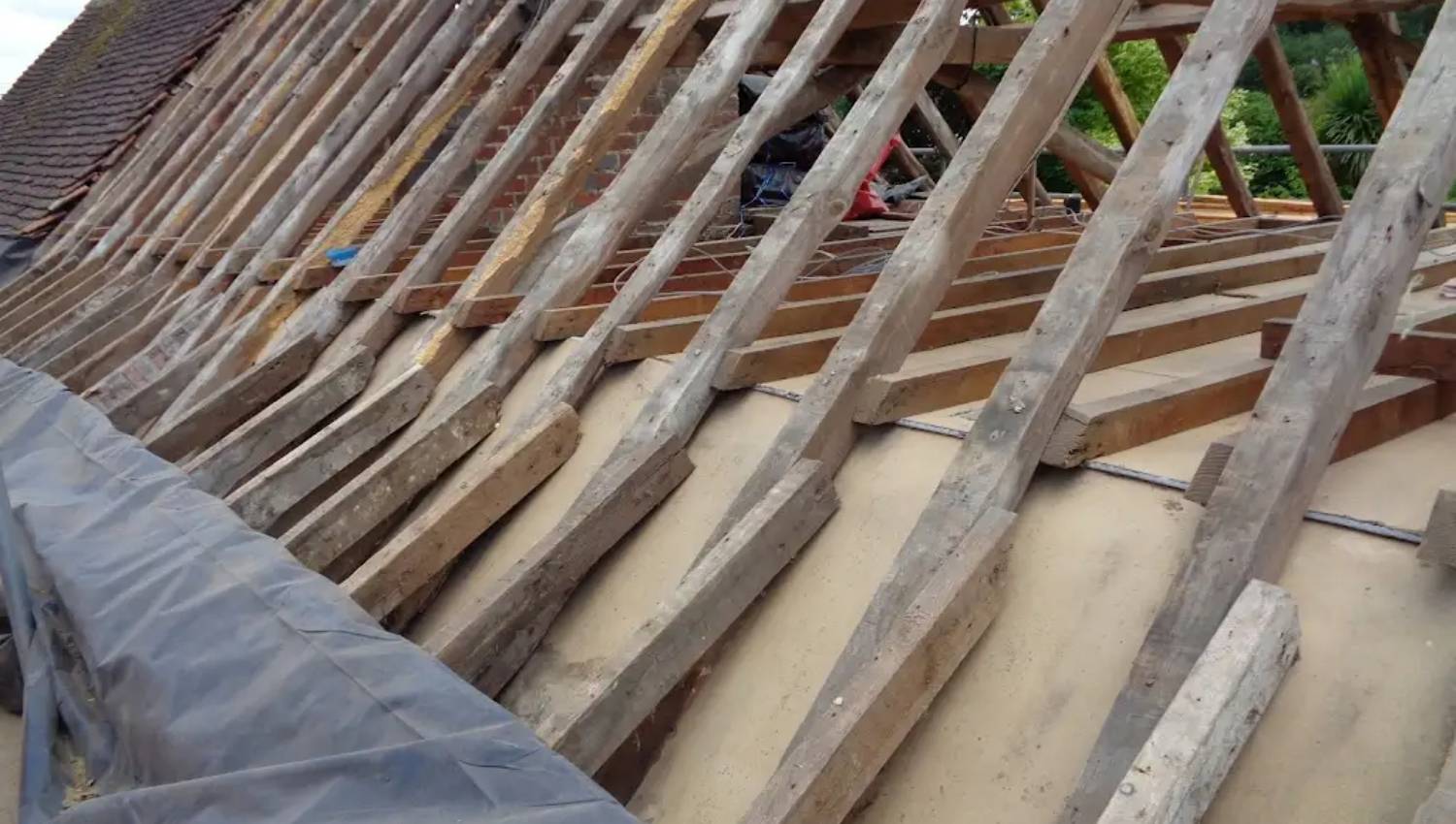 roof repair job